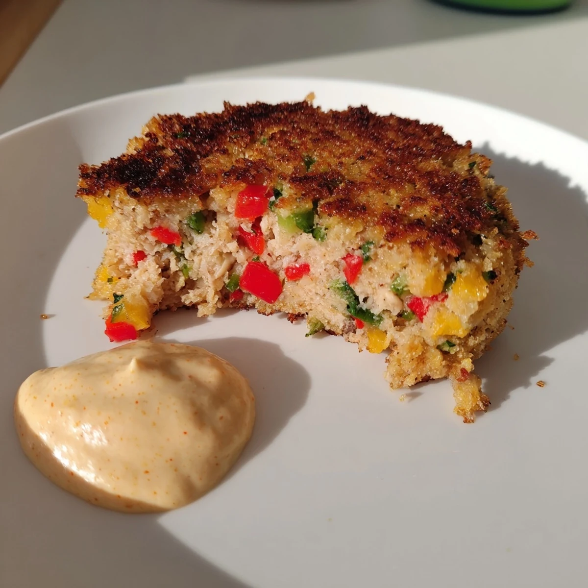 Perfectly fried Spicy Tuna Cakes, imagine the golden crust and tasty blend of herbs and spices.