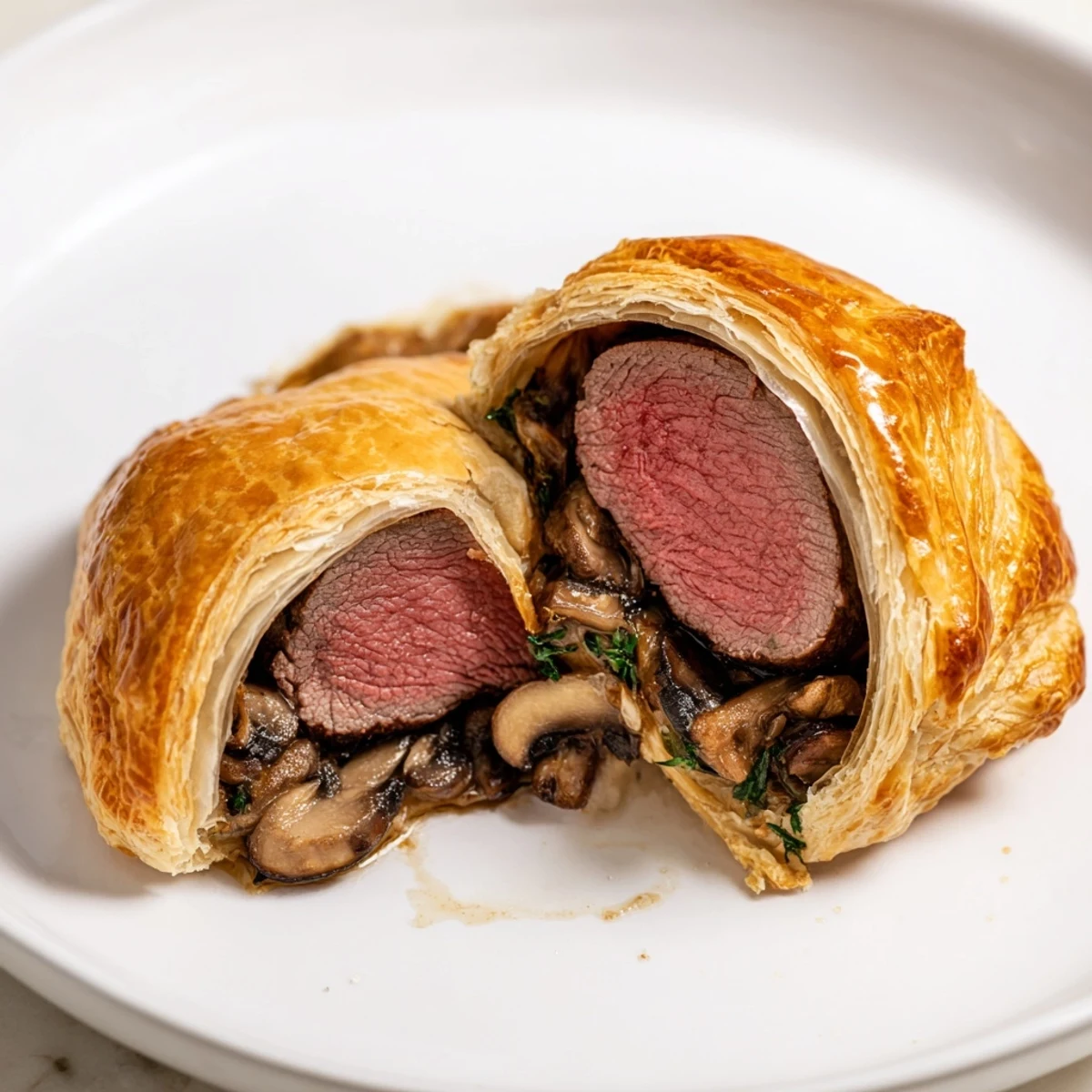 Fresh thyme and prosciutto flavor these Mini Beef Wellingtons, ideal for a dinner party appetizer.