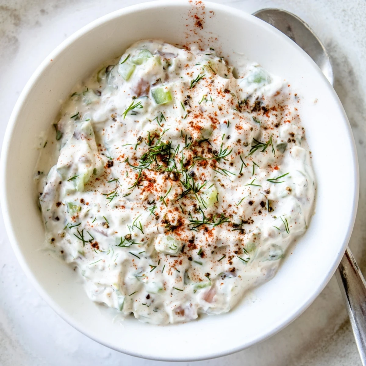 Thick homemade spicy dill pickle burger sauce drizzled over a juicy grilled burger patty