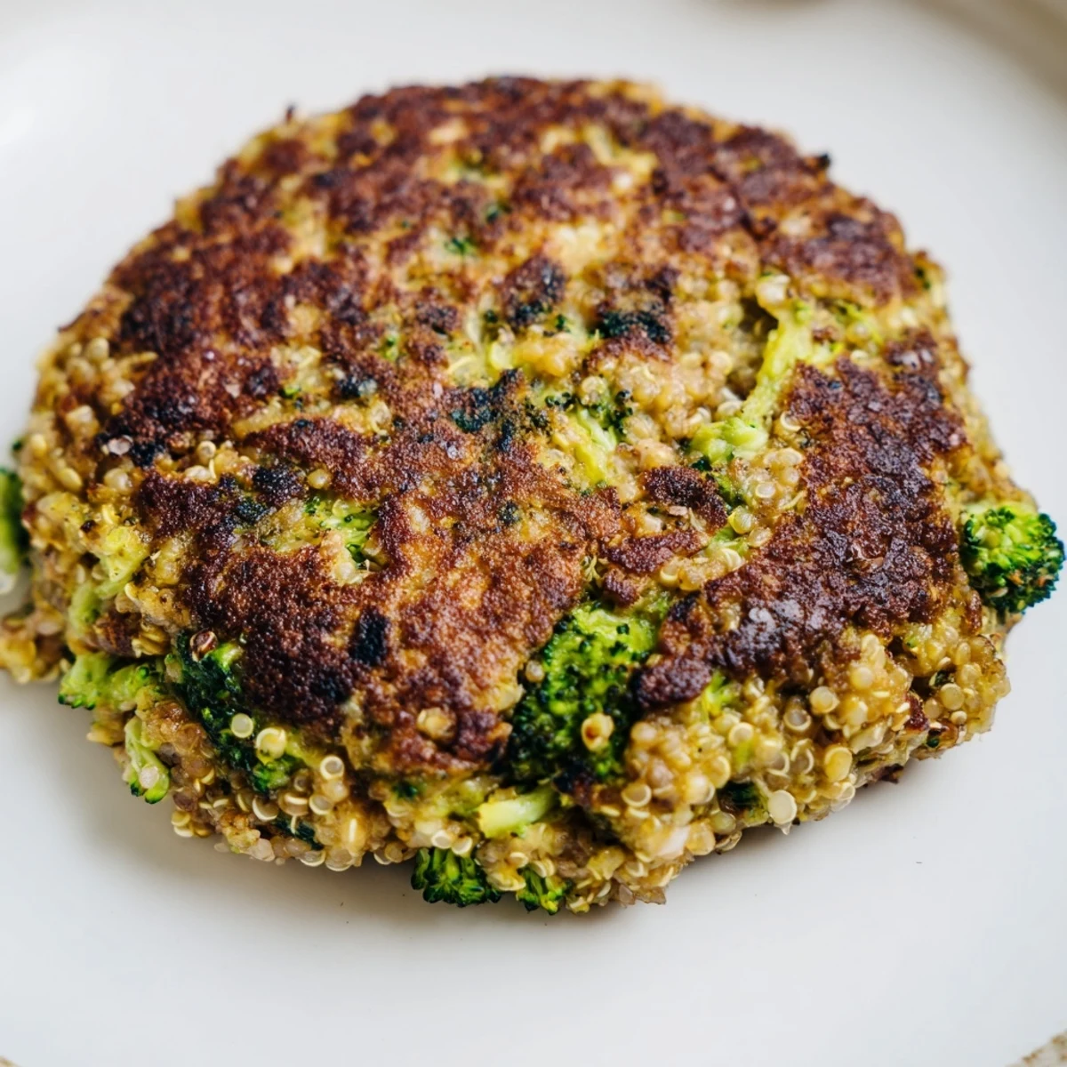 Gluten-free turkey broccoli quinoa burgers served on toasted buns with fresh lettuce