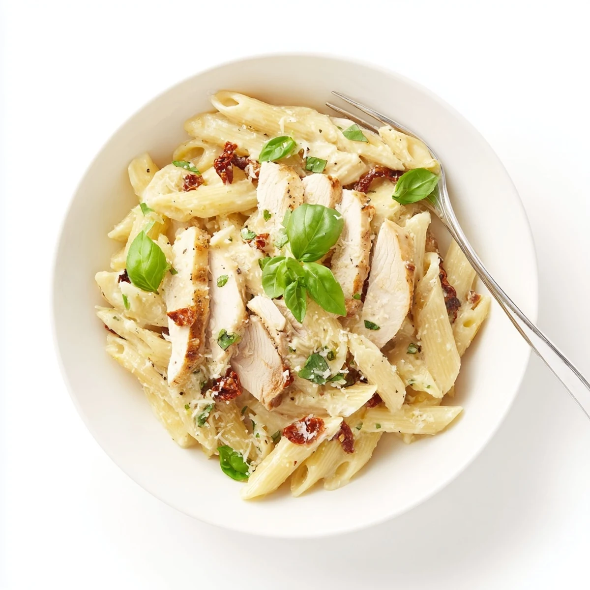 Savory Marry Me Chicken Pasta featuring tender penne coated in luscious parmesan cream sauce