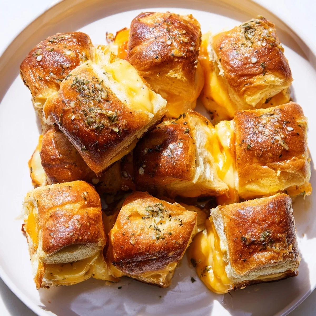 Mini Grilled Cheese Hawaiian Rolls