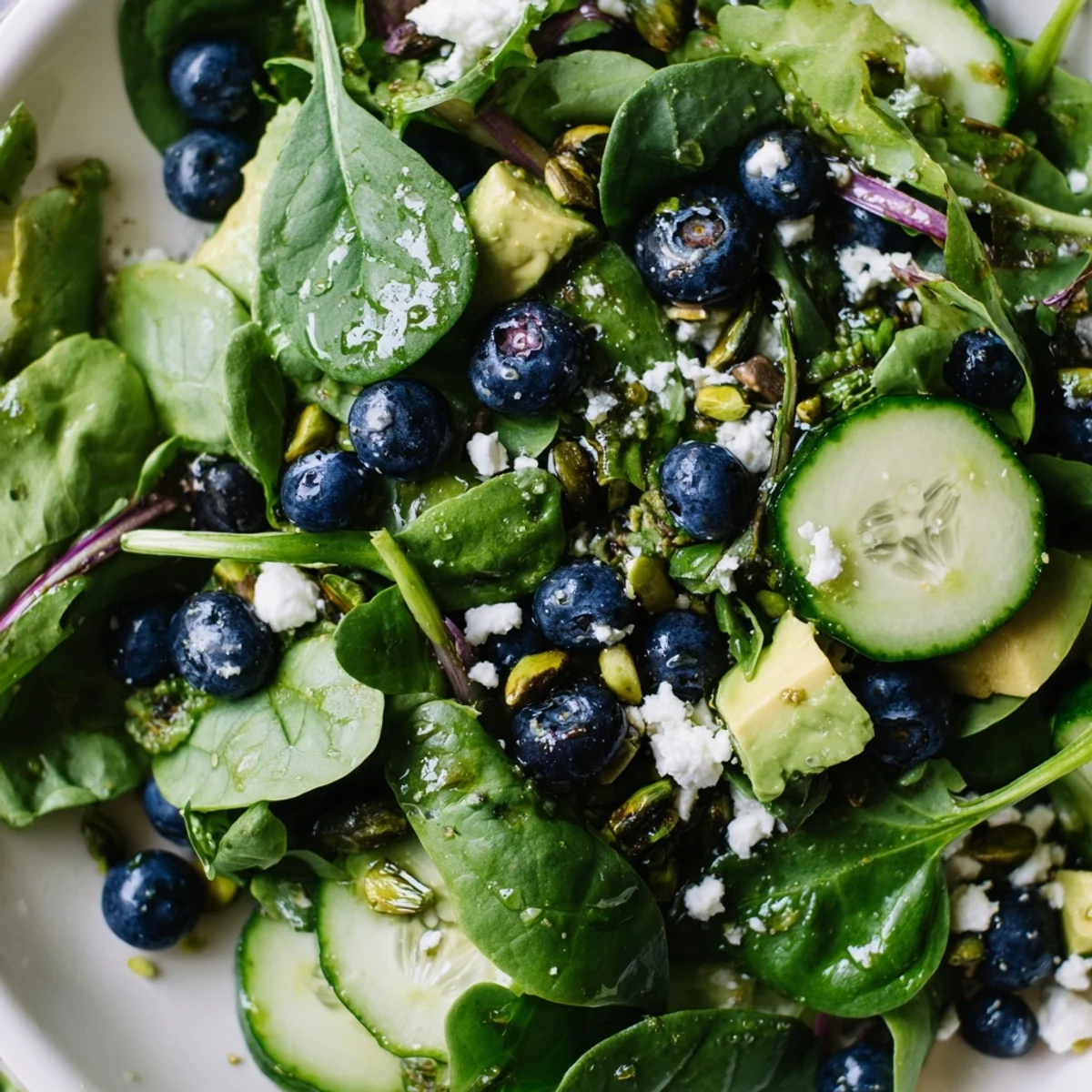 Blueberry Pistachio Spring Salad