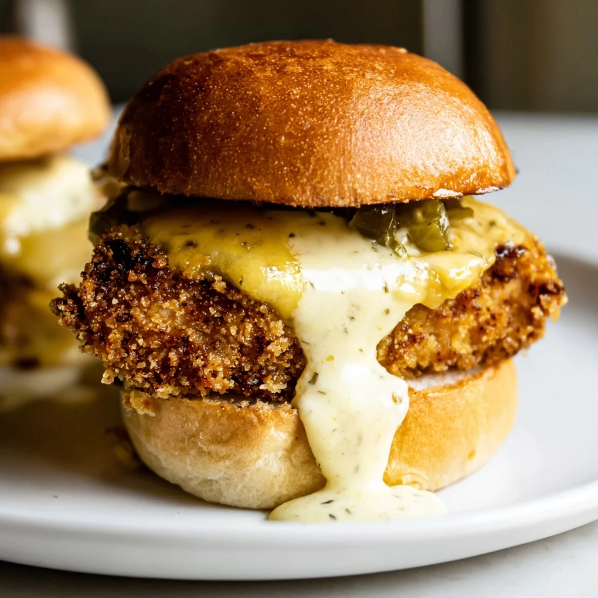 Mini Filet O Fish sliders topped with creamy tartar sauce and fresh crisp lettuce