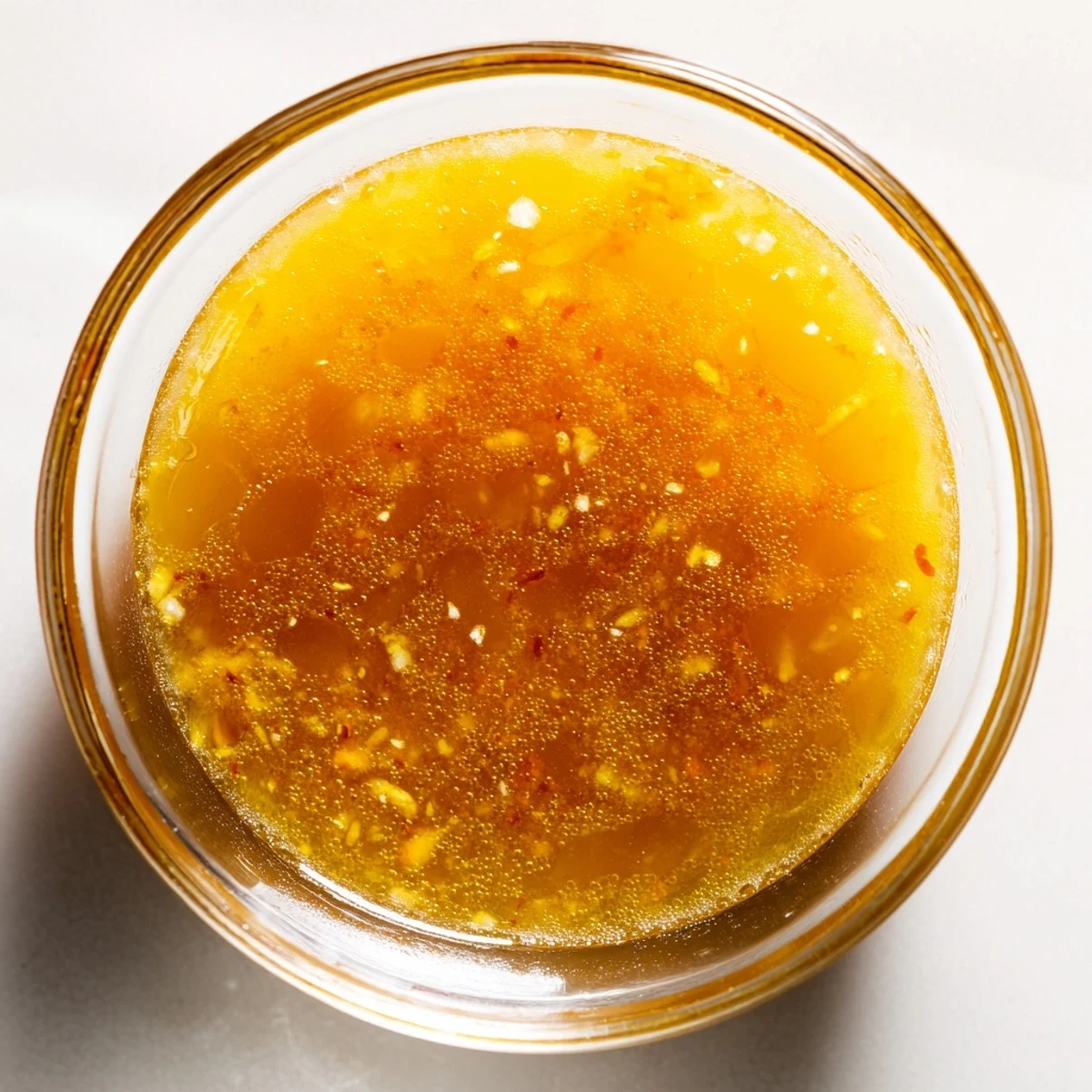 Golden citrus vinaigrette whisked to perfection in a glass jar ready for drizzling over crisp salads