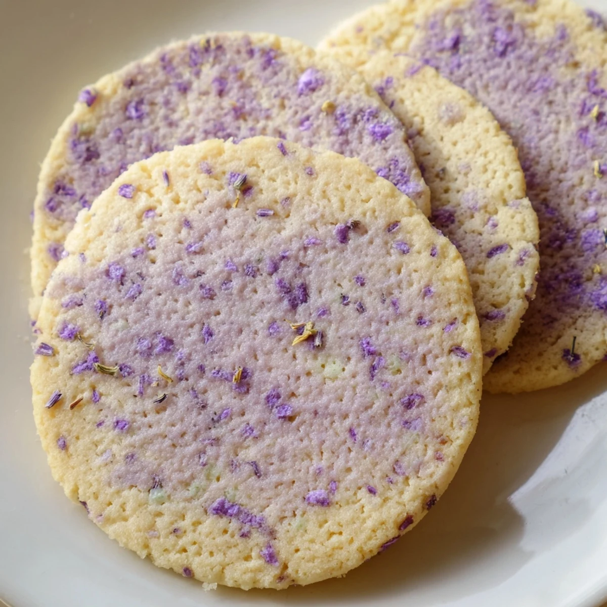 Lilac Sugar Cookies