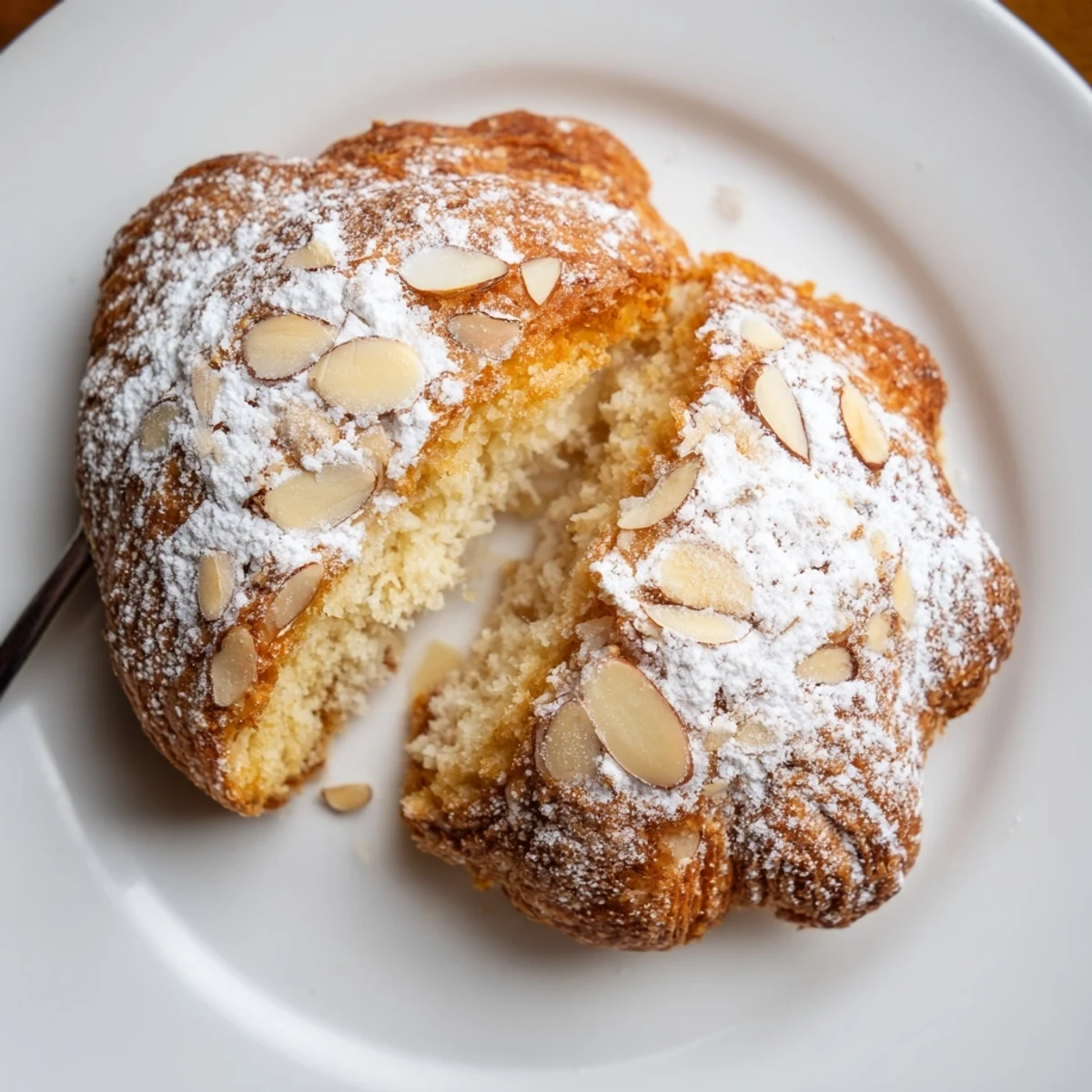 Warm, buttery aroma fills kitchen as Almond Croissant Cookies cool on parchment