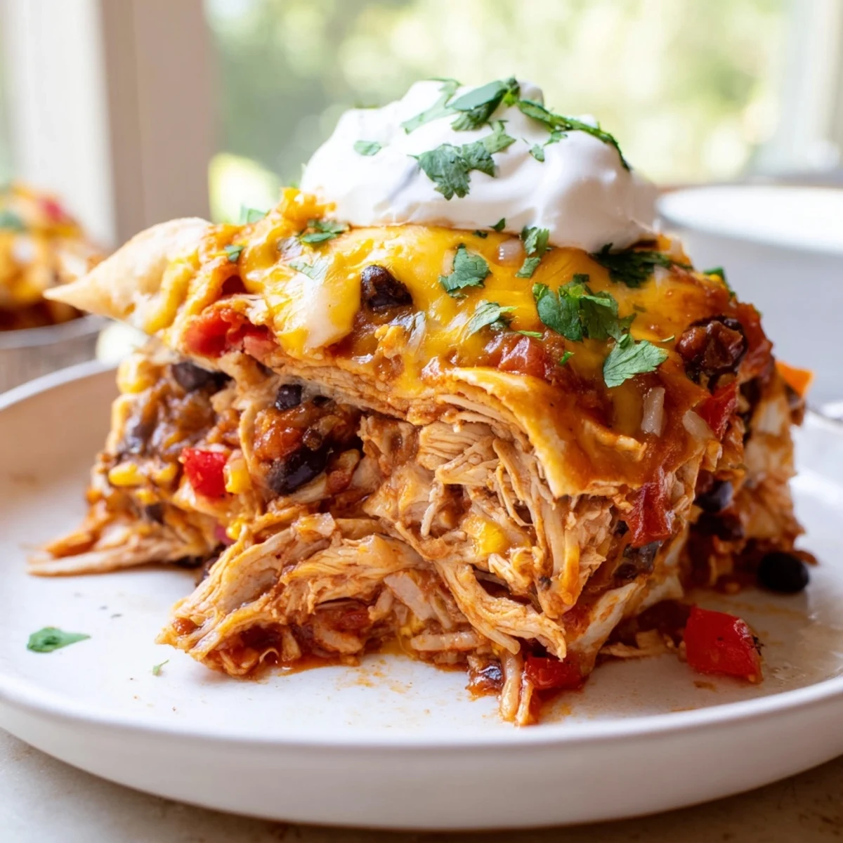 Chicken Burrito Casserole