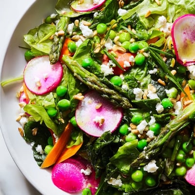 Bright Spring Salad Greens