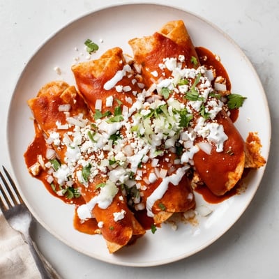 Mexican Entomatadas with Tomato Sauce
