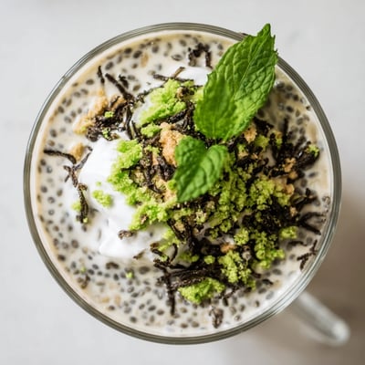 Tangy dairy-free Key lime chia pudding in glass bowls with graham cracker crumble and lime wedges