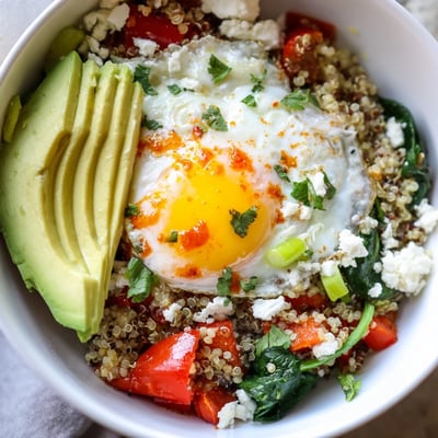Savory Quinoa Breakfast Bowl